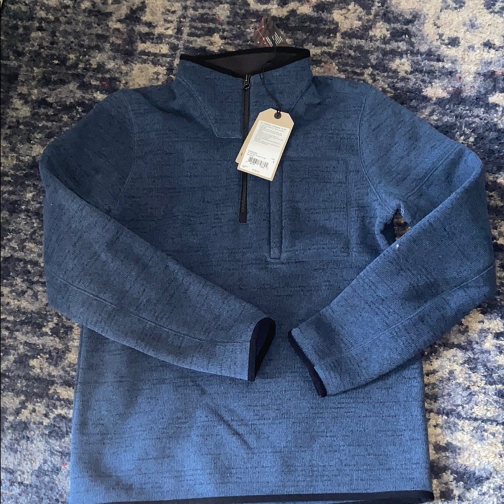 Prana men’s thermal threads 1/4 zip pull over